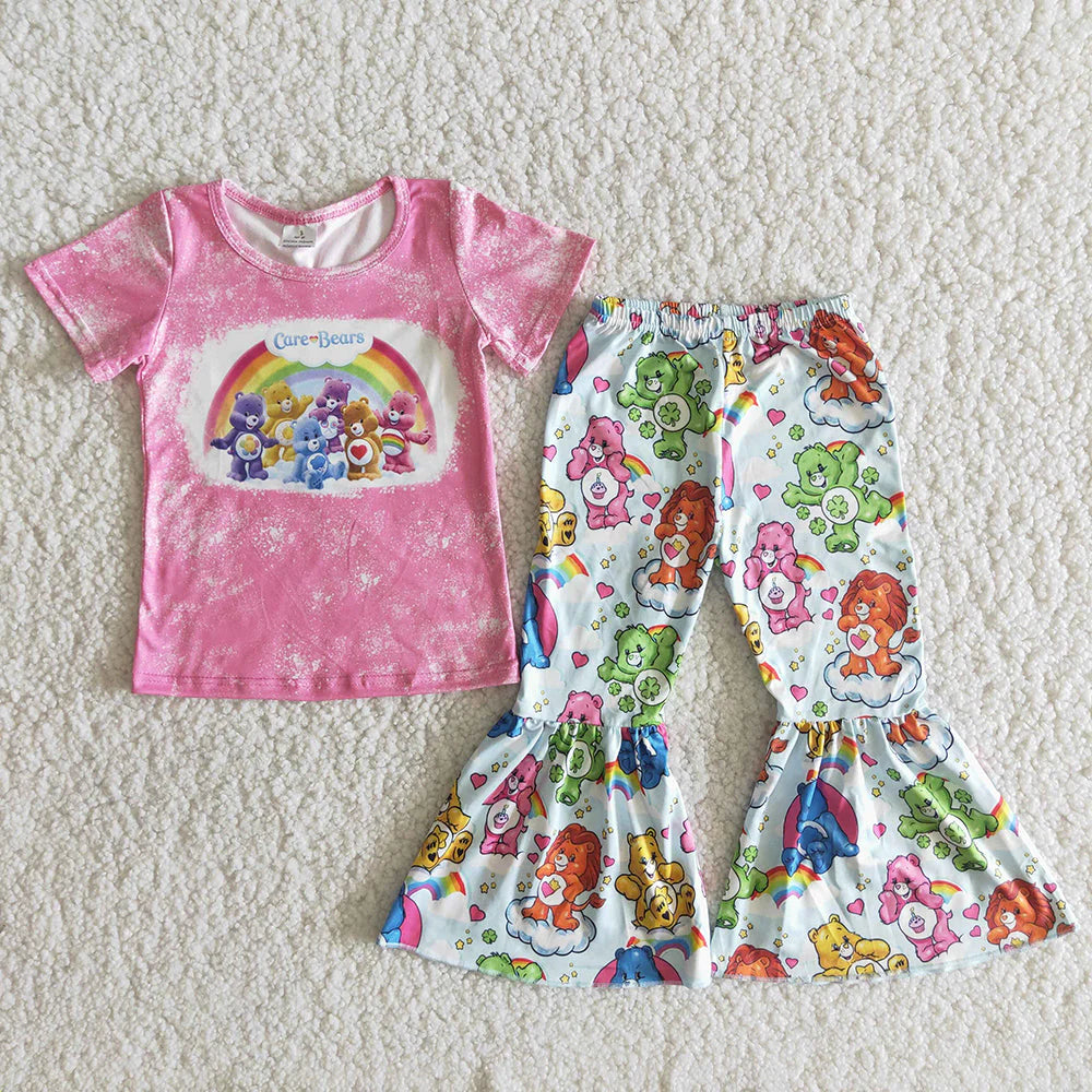 Care Bears Bell Bottom Pants Set