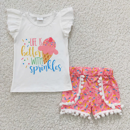 Sprinkles Short Set