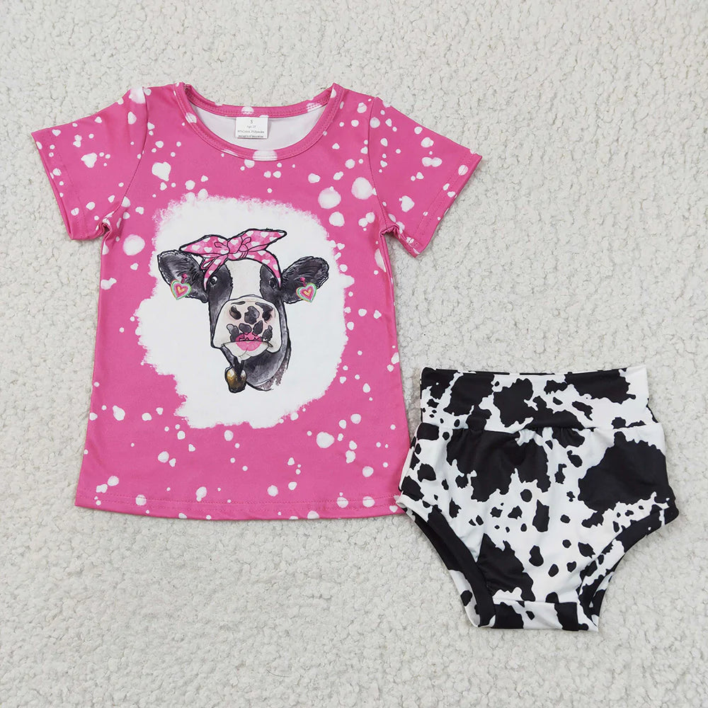 Cow Girl Bummie Set