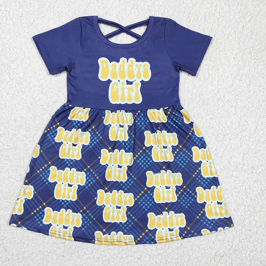 Navy Blue Daddy's Girl Dress