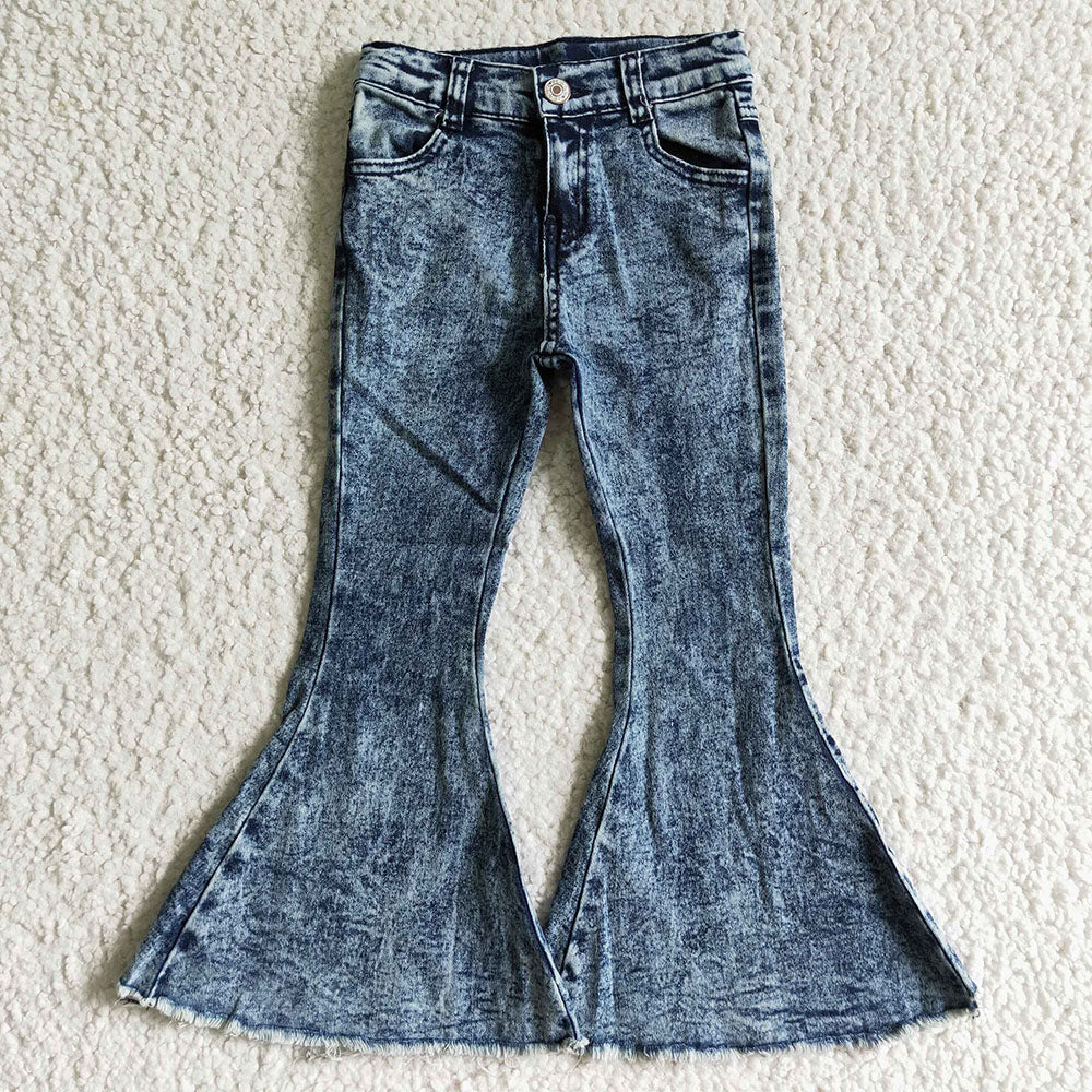 Denim Bell Bottom Pants