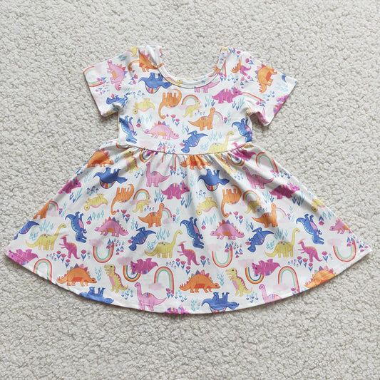 Dinos & Rainbows Dress