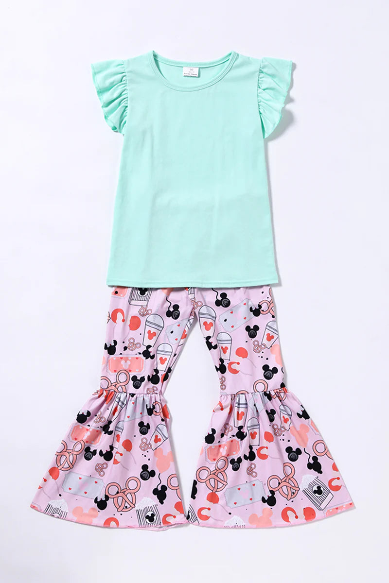 For the Love of Minnie Bell Bottom Pants Set