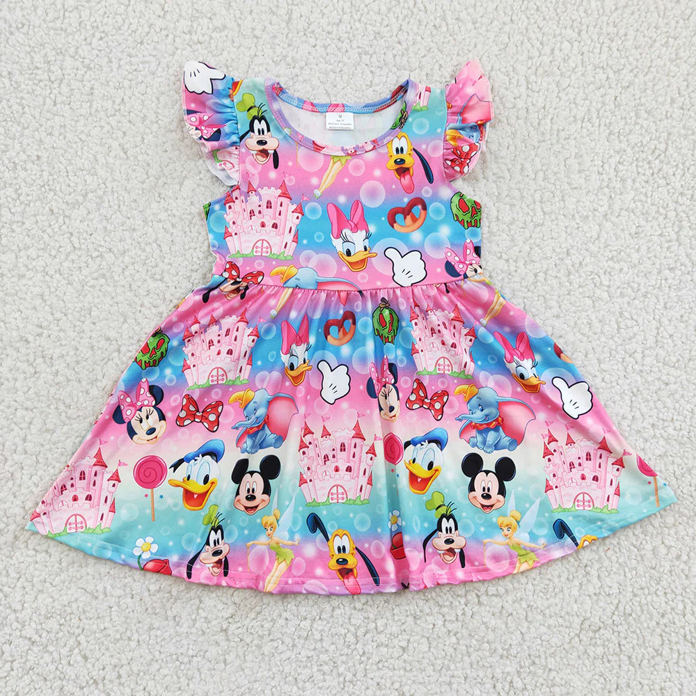 Minnie & Friends Pink Twirl Dress