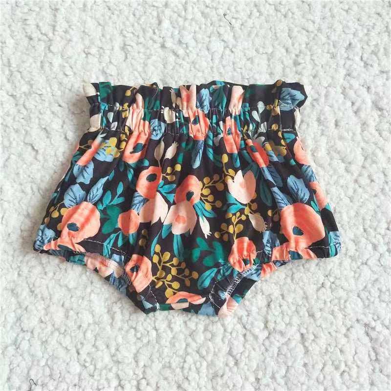 Navy Floral Bloomer