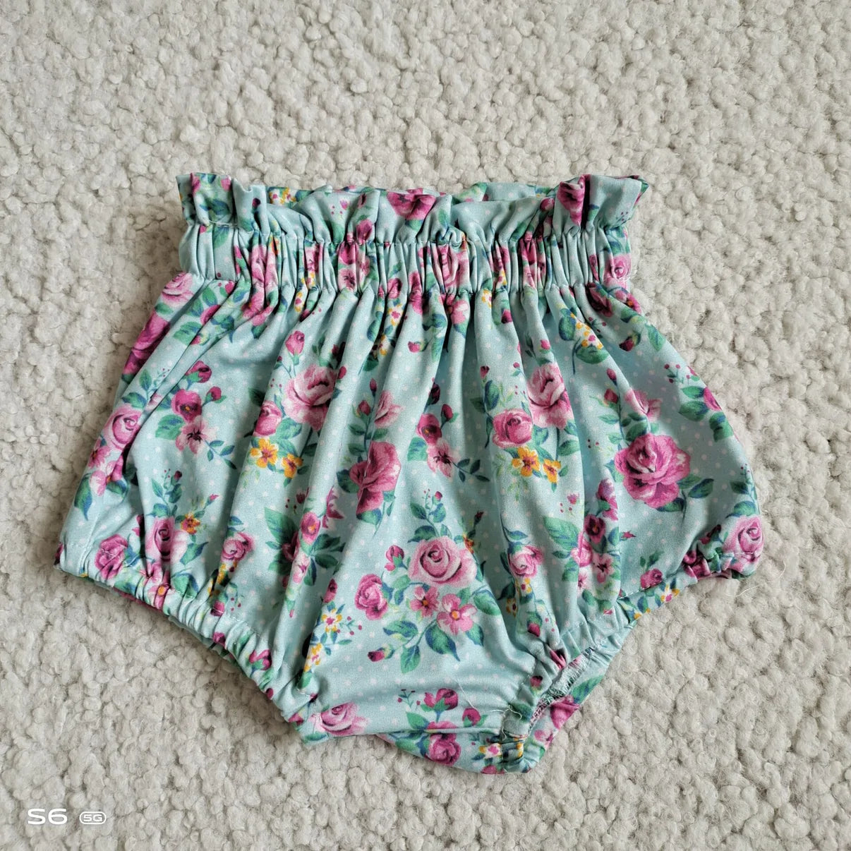 Pink and Blue Floral Bloomers