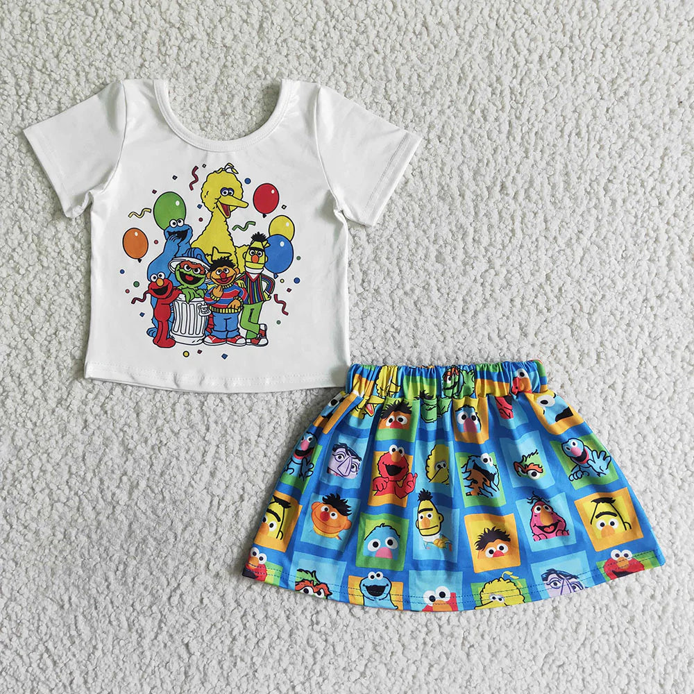 Sesame Street Skirt Set