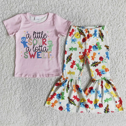 Sour Patch Kids Bell Bottom Pants Set