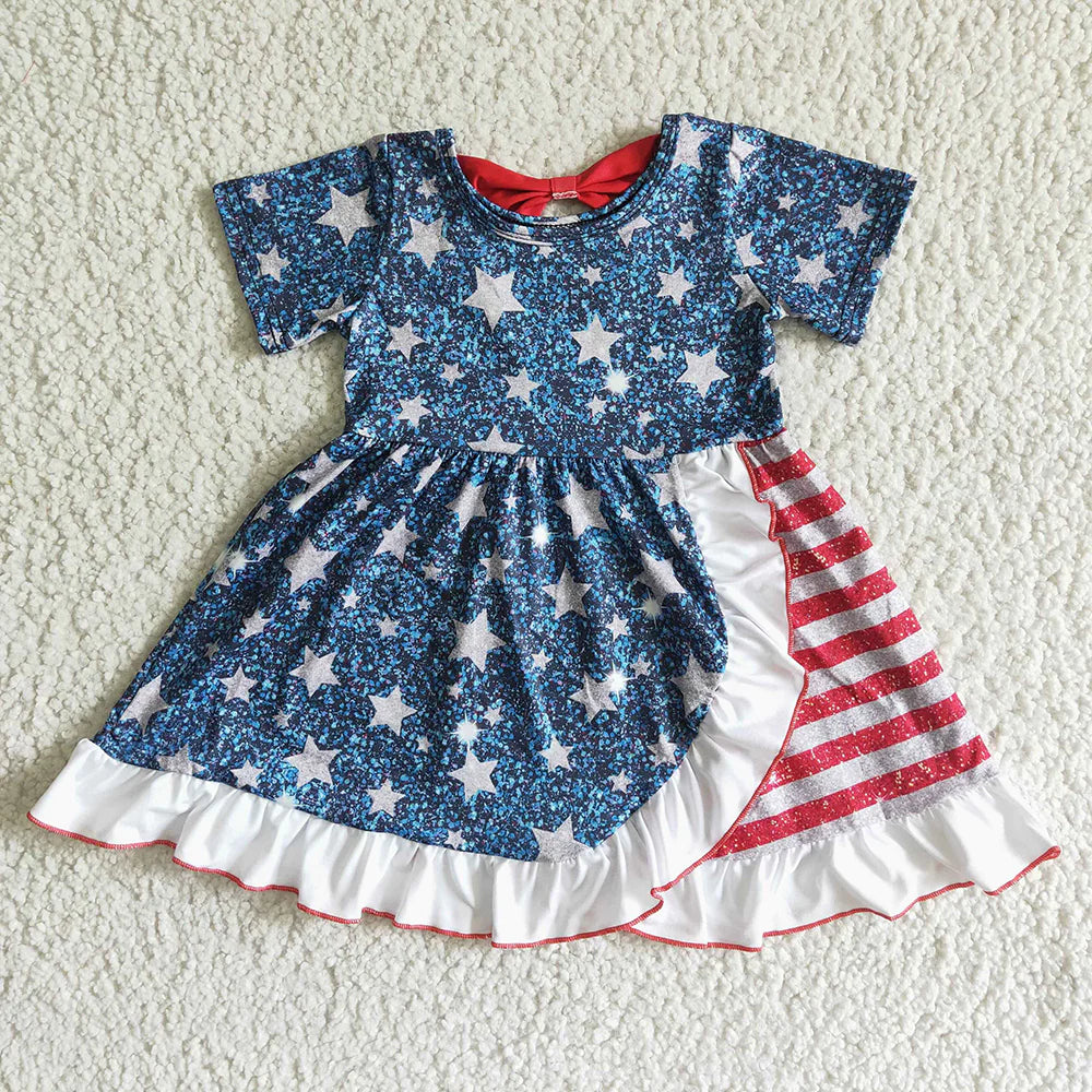 Stars & Stripes 4th of July Dress