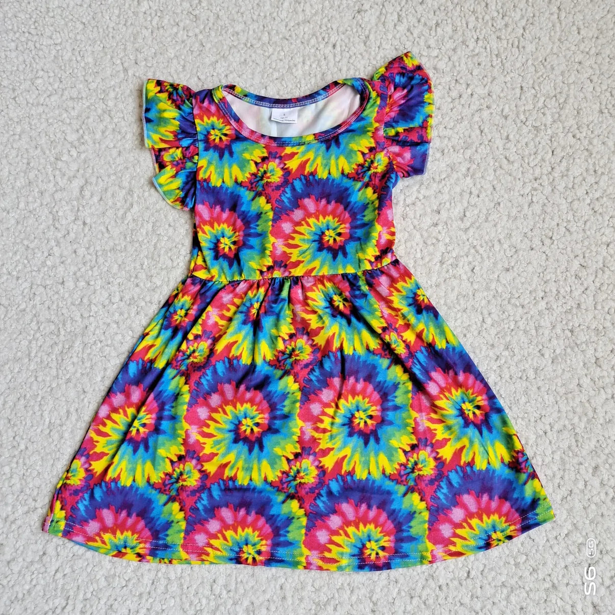 Groovy Tie Dye Pearl Dress